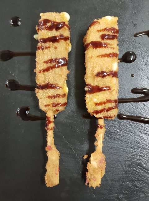 Brochettes Mozzarella Curry