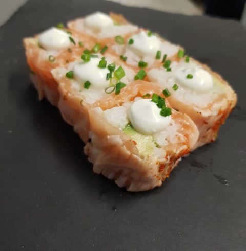 Salmon Cream Avocado Tataki